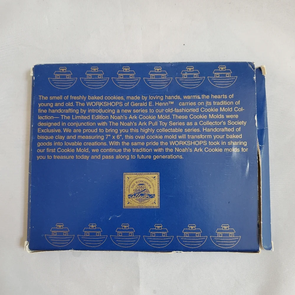 Henn Workshops Elephant Cookie Mold Noah's Ark Series